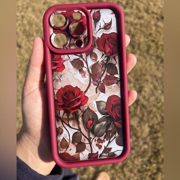 Rose Garden Protective Phone Case for iPhone 15 - Picture 4 of 5